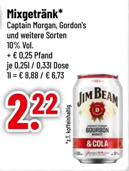 trinkgut Jim beam bourbon & cola Angebot
