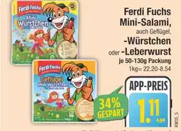 Edeka Ferdi fuchs mini-salami Angebot