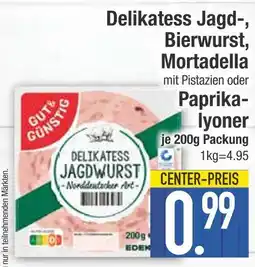 Edeka Gut & günstig delikatess jagdwurst Angebot