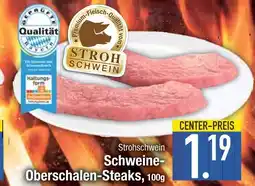Edeka Strohschwein schweine-oberschalen-steaks Angebot