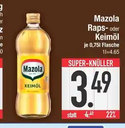 Edeka Mazola rapsöl Angebot