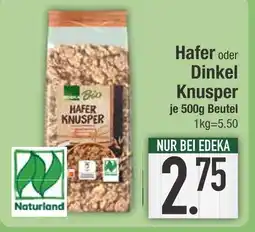 Edeka Naturland hafer knusper Angebot