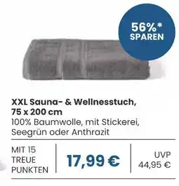 Edeka Xxl sauna- & wellnesstuch Angebot