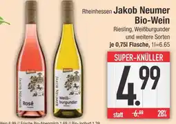 Edeka Jakob neumer rosé bio-wein Angebot