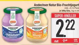 Edeka Andechser natur bio-fruchtjoghurt heidelbeere Angebot