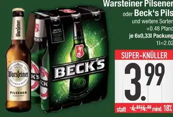 Edeka Warsteiner pilsener Angebot