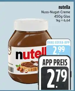 Edeka Nutella nuss-nougat-creme Angebot
