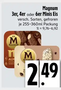 Edeka Magnum 3er minis eis Angebot
