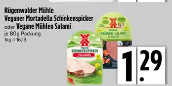 Edeka Rügenwalder mühle veganer mortadella schinkenspicker Angebot