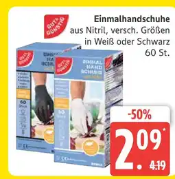 Marktkauf Gut & günstig einmalhandschuhe weiß Angebot