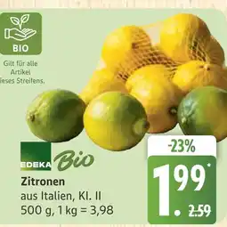 Marktkauf Edeka bio zitronen Angebot