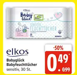 Marktkauf Elkos babyglück babyfeuchttücher Angebot