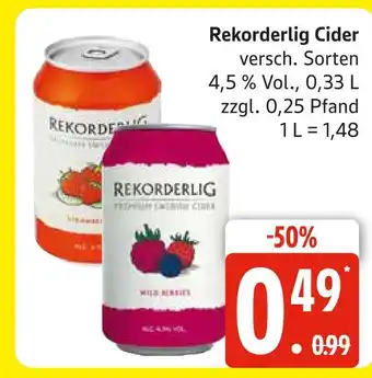 Marktkauf Rekorderlig cider strawberry-lime Angebot