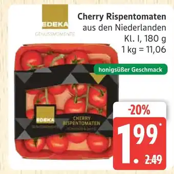 Marktkauf Edeka cherry rispentomaten Angebot