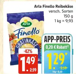Marktkauf Arla finello reibekäse Angebot