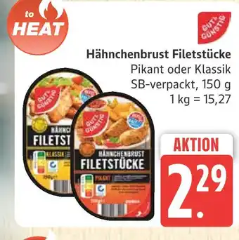 Marktkauf Gut & günstig hähnchenbrust filetstücke pikant Angebot