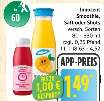 Marktkauf Innocent smoothie Angebot