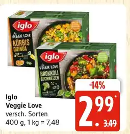 Marktkauf Iglo veggie love kürbis quinoa Angebot