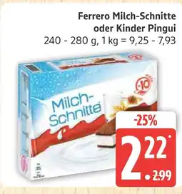 Marktkauf Ferrero milch-schnitte Angebot