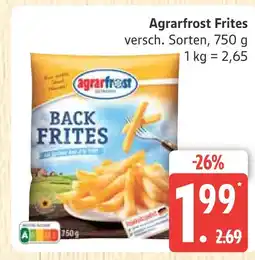 Marktkauf Agrarfrost back frites Angebot