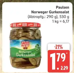 Marktkauf Paulsen norweger gurkensalat Angebot