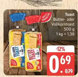 Marktkauf Buttertoast Angebot