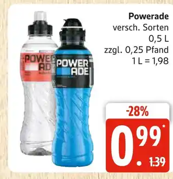 Marktkauf Powerade versch. sorten Angebot
