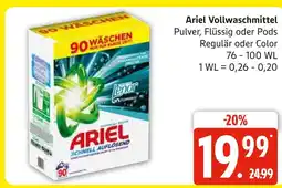 Marktkauf Ariel vollwaschmittel pulver Angebot