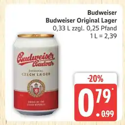 Marktkauf Budweiser budweiser original lager Angebot
