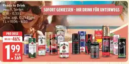 Marktkauf Ready to drink versch. sorten Angebot