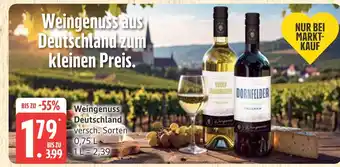 Marktkauf Weingenuss deutschland Angebot