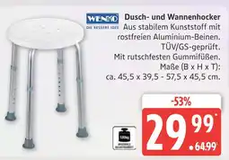 Marktkauf Wenko dusch- und wannenhocker Angebot