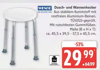Marktkauf Wenko dusch- und wannenhocker Angebot