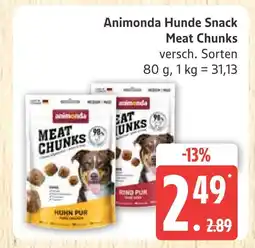 Marktkauf Animonda hunde snack meat chunks Angebot
