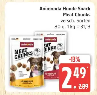 Marktkauf Animonda hunde snack meat chunks Angebot