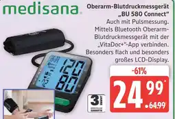 Marktkauf Medisana oberarm-blutdruckmessgerät bu 580 connect Angebot