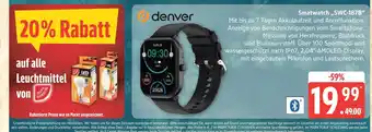 Marktkauf Denver smartwatch swc-187b Angebot