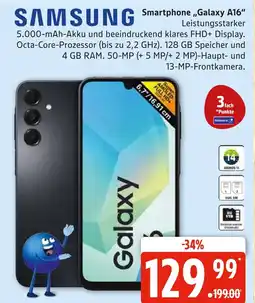 Marktkauf Samsung smartphone galaxy a16 Angebot