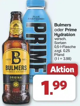 Famila Nord West Bulmers oder Prime Hydration Angebot