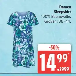 Marktkauf Damen sleepshirt Angebot