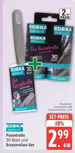 Marktkauf Edeka zuhause fusselrolle 30 blatt Angebot