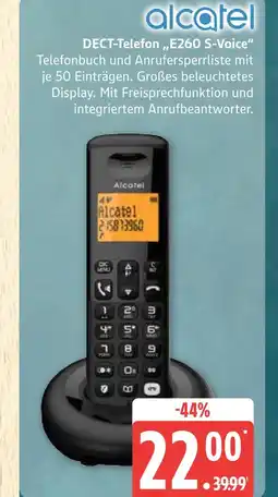 Marktkauf Alcatel dect-telefon e260 s-voice Angebot