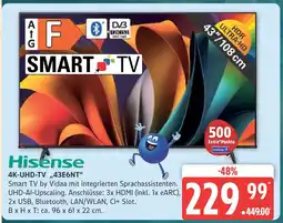 Marktkauf Hisense 4k-uhd-tv 43e6nt Angebot