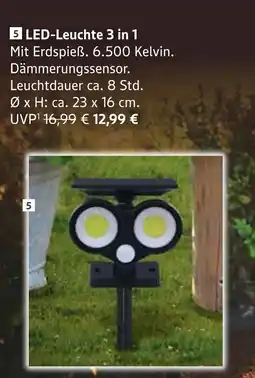 Marktkauf Led-leuchte 3 in 1 Angebot