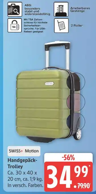 Marktkauf Swiss+ motion handgepäck-trolley Angebot