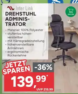 Marktkauf Inter link drehstuhl administrator Angebot