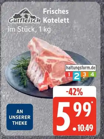 Edeka Gutfleisch frisches kotelett Angebot