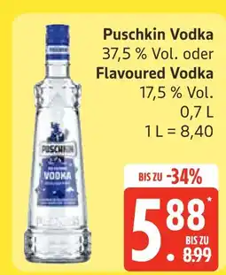 Edeka Puschkin vodka Angebot