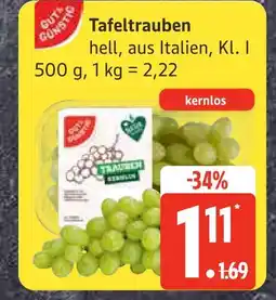 Edeka Tafeltrauben Angebot