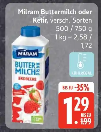 Edeka Milram buttermilch Angebot